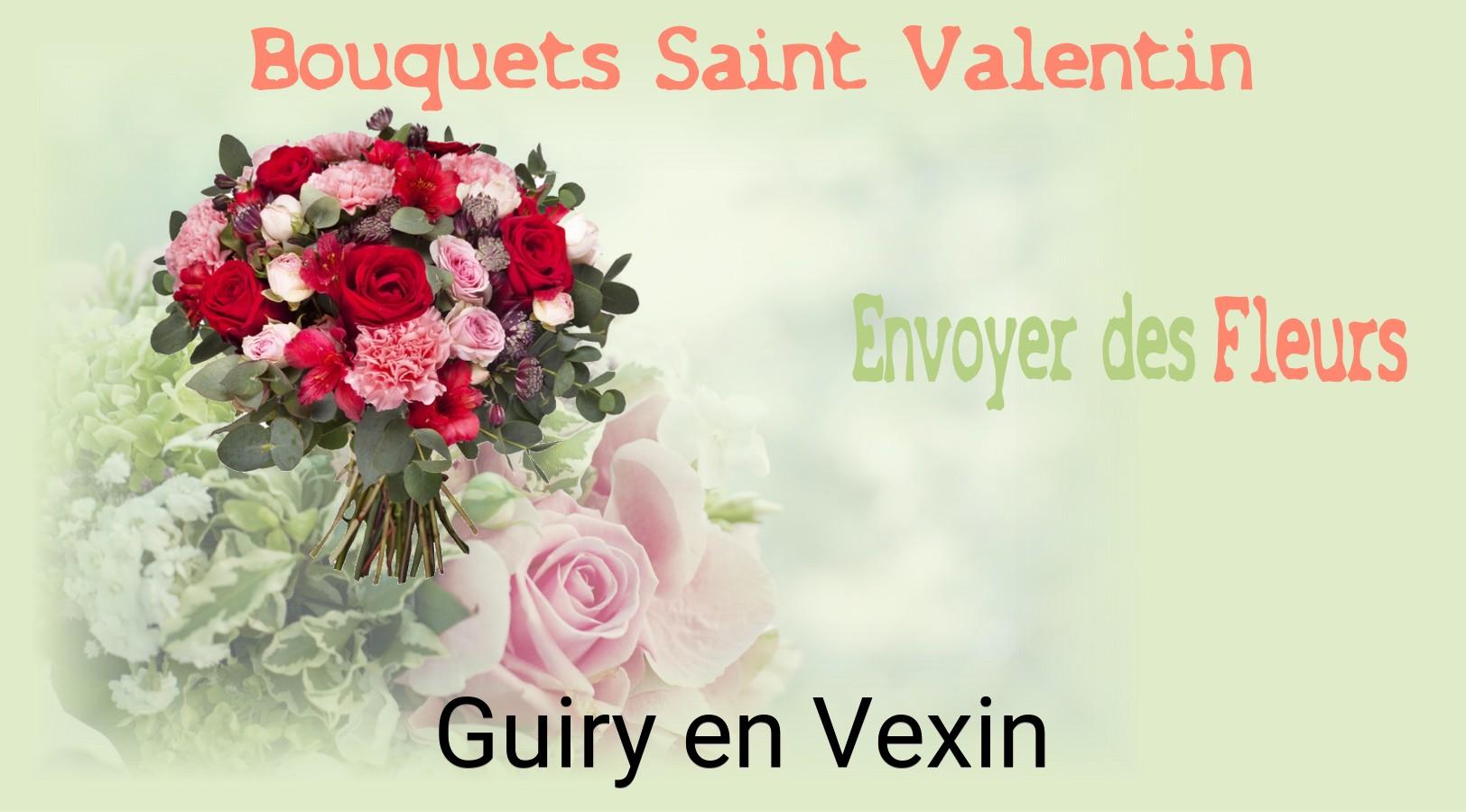 Roses de Saint-Valentin livrées à Guiry-en-Vexin